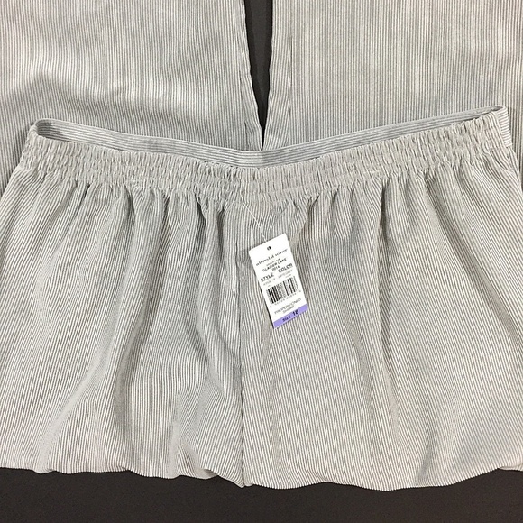 Alfred Dunner Glacier Lake Corduroy Pull On Pants Size 18 Gray Back Elastic - Picture 5 of 5